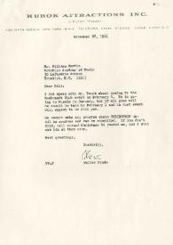 Carta dirigida a William Martin. Nueva York, 28-11-1966