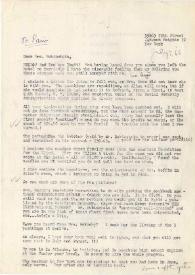 Carta dirigida a Aniela Rubinstein. Nueva York, 07-07-1966