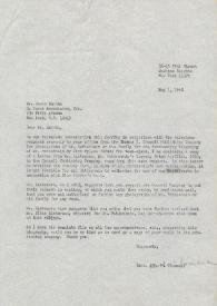 Carta a James Murtha. Nueva York, 01-05-1968