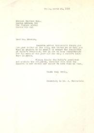 Carta dirigida a Michael Emmerson. París (Francia), 26-03-1975