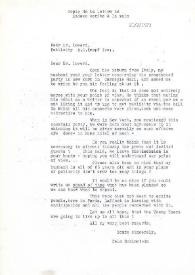 Carta dirigida a William T. Lovered (Director de Publicidad de Alfred A. Knopf Inc.). París (Francia), 21-02-1973