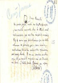 Carta de Rubén Darío a GÓMEZ-JAIME