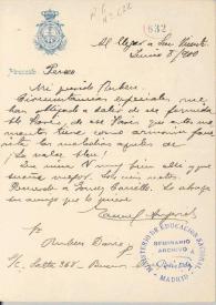 Carta de Manuel Argerich