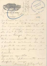 Carta de Gálvez, Manuel