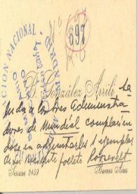 Carta de González Arrili, B.