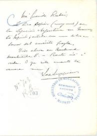 Carta de Ingenieros, José
