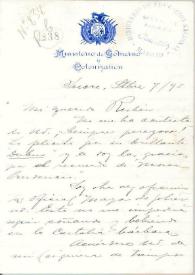 Carta de James Freyre, Ricardo