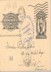 Carta de Alcover, Antonio Miguel