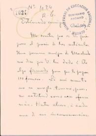 Carta de Contreras, Francisco