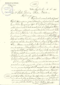 Carta de Darío Herrera a Rubén Darío. 4 de septiembre de 1911