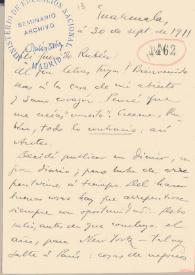 Carta de Chocano, José Santos