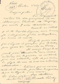 Carta de Sánchez, Ricardo