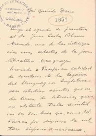 Carta de Vasseur, Álvaro Armando