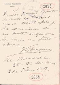Carta de Villaespesa, Francisco