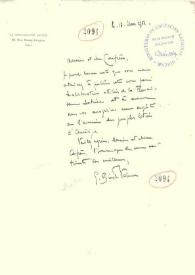 Carta de Binet Valmez, S.