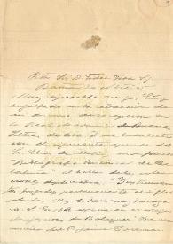 Carta de J. Soler y Palet a F. Fita en la que le consulta acerca de los 'instrumentos fingidos pertenecientes al siglo X sobre las villas de...
