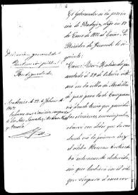 Oficio de traslado del Gobernador Civil de Badajoz al Ministro de Fomento en la que da cuenta del estado ruinoso de la casa de Hernán Cortés, en la villa de Medellín