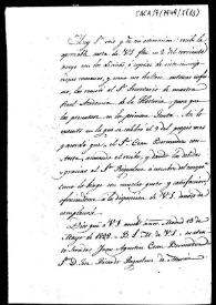 Minuta de oficio de acuse de recibo de las copias de siete inscripciones romanas halladas en Cádiz, en la que se le comunica que fueron presentadas en Junta de la Real Academia de la Historia.