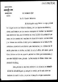 Carta en la que expone diversas quejas sobre las excavaciones en Baelo Claudia y su escepticismo ante la declaración de Monumento Nacional del...