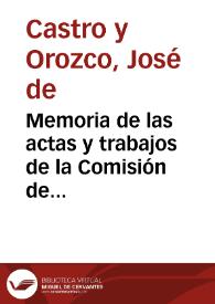 Memoria de las actas y trabajos de la Comisión de Monumentos de Granada, desde su instalación en fecha 20 de Mayo de 1866 hasta fines de 1867