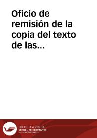 Oficio de remisión de la copia del texto de las inscripciones funerarias encontradas en el interior del mausoleo de los Pompeii, que fue hallado el...