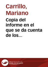 Copia del informe en el que se da cuenta de los hallazgos arqueológicos descubiertos en la excavación de Cártama