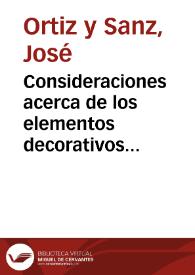 Consideraciones acerca de los elementos decorativos del pavimento musivo hallado en Itálica.