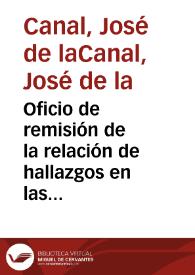 Oficio de remisión de la relación de hallazgos en las excavaciones arqueológicas de Itálica durante el mes de septiembre. En el mismo documento, se...