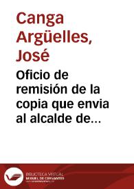 Oficio de remisión de la copia que envia al alcalde de Liria, Cayetano de Urbina, pidiendo se le entregue las monedas romanas halladas en esa...