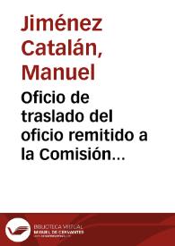 Oficio de traslado del oficio remitido a la Comisión de Monumentos de Lérida por el Alcalde de Balaguer, en el que se indica que el Ayuntamiento ha...