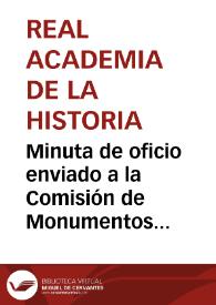 Minuta de oficio enviado a la Comisión de Monumentos de Navarra en la que se desaconseja la instalación de una sillería de coro de factura moderna...