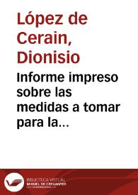 Informe impreso sobre las medidas a tomar para la conservación y restauración de la iglesia y claustro de San Juan de Duero.