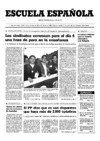 Escuela española. Año LVI, núm. 3296, 24 de octubre de 1996