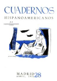 Cuadernos Hispanoamericanos. Núm. 28, abril 1952