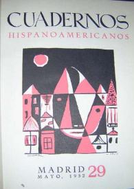 Cuadernos Hispanoamericanos. Núm. 29, mayo 1952
