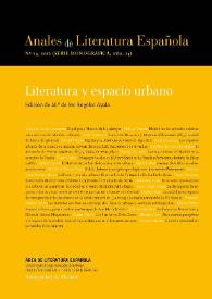 Anales de Literatura Española. Núm. 24, 2012