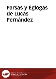 Farsas y Églogas de Lucas Fernández (2012)