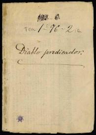 Comedia famosa. El diablo predicador y mayor contrario amigo