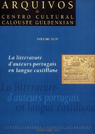 La littérature d'auteurs portugais en langue castillane
