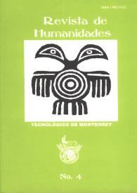 Revista de Humanidades : Tecnológico de Monterrey . Número 4, primavera 1998