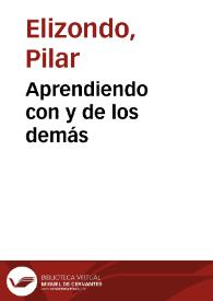 Aprendiendo con y de los demás