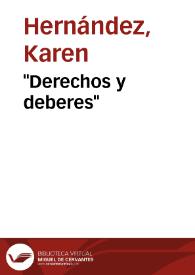 'Derechos y deberes'