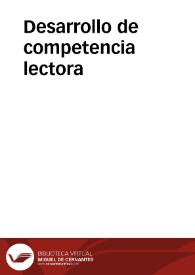 Desarrollo de competencia lectora