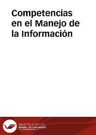 Competencias en el Manejo de la Información
