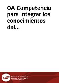 OA Competencia para integrar los conocimientos del idioma inglés en la certifiación KET