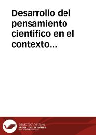 Desarrollo del pensamiento científico en el contexto de la lectoescritura. “El tren de las vocales”
