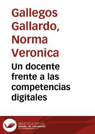 Un docente frente a las competencias digitales