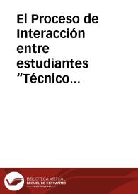El Proceso de Interacción entre estudiantes “Técnico Superior Universitario” en Foros Moodle de los Cursos de la Universidad Tecnológica de la Costa en Nayarit, México