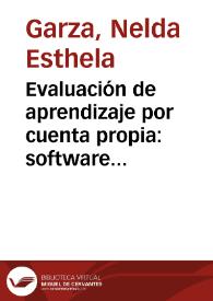 Evaluación de aprendizaje por cuenta propia: software de productividad