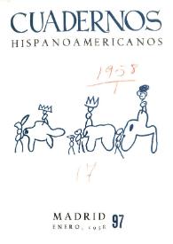 Cuadernos Hispanoamericanos. Núm. 97, enero 1958